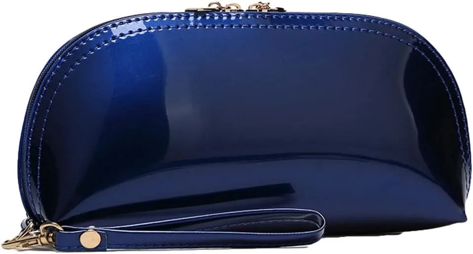Rungion Womens Patent Leather Glossy Clutch Bag Small Phone Purse Handheld Evening Bag Mini Wallet Wristlet for Party Wedding