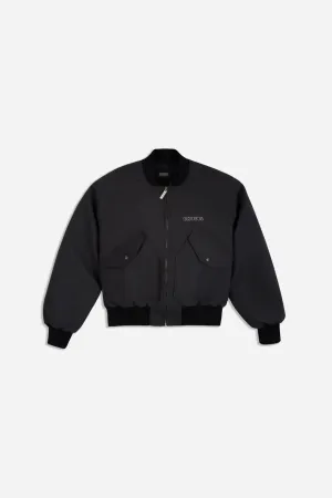 SHIA NYLON BOMBER JACKET GRY