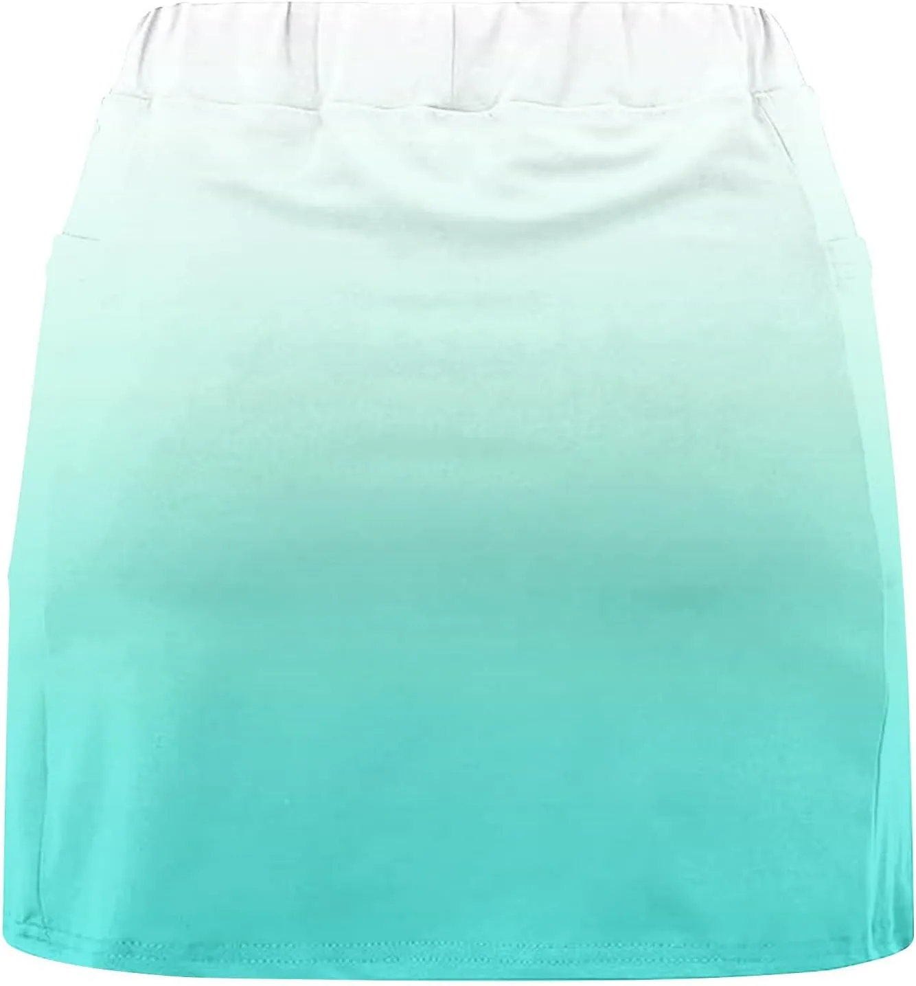 Skorts for Women Dressy Casual High Waist Skirt with Shorts Underneath Tennis Skorts with Pockets Tummy Control