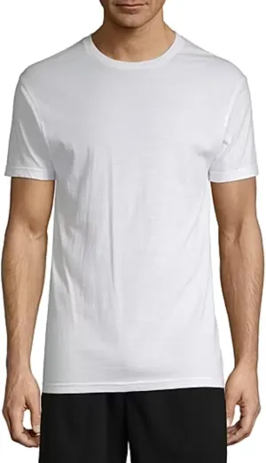 Stafford Crew Neck White Shirts (Pack of 4) Blended Cotton (XX-Large)