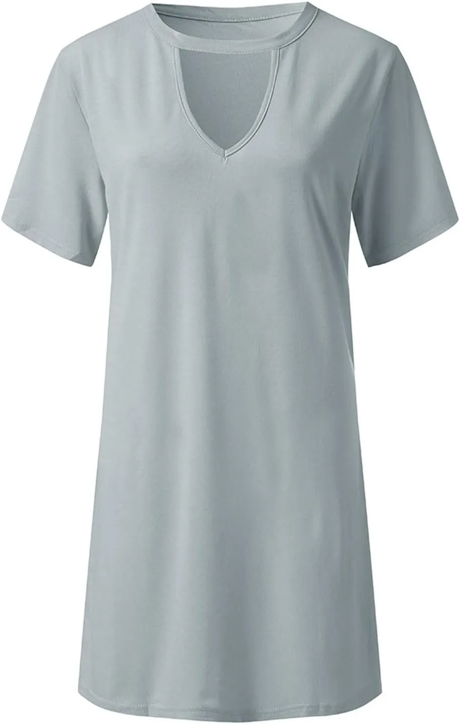 T Shirt Dresses for Women,2024 Summer Casual Loose Short Sleeve Mini Dress Soft Comfy Beach Dress Daily Outfits