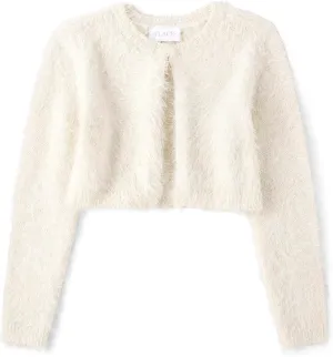 The Children's Place Girls' Long Sleeve Shrug Cardigan