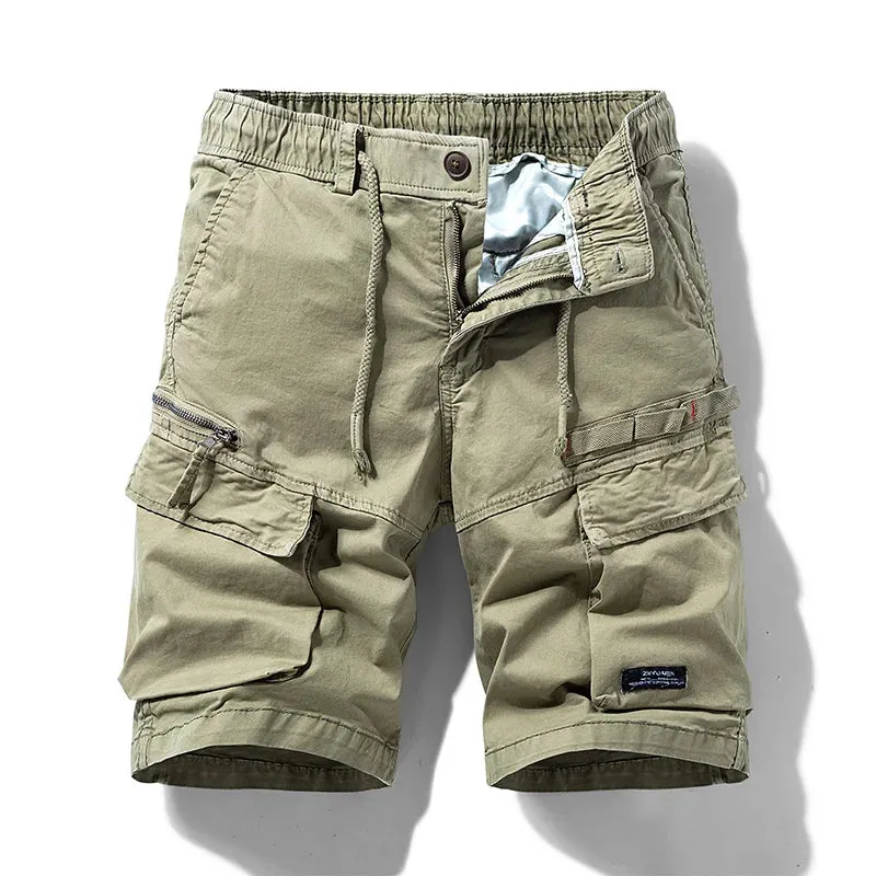 West Louis New Summer Cotton Camouflage Cargo Shorts