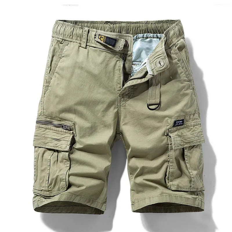 West Louis New Summer Cotton Camouflage Cargo Shorts