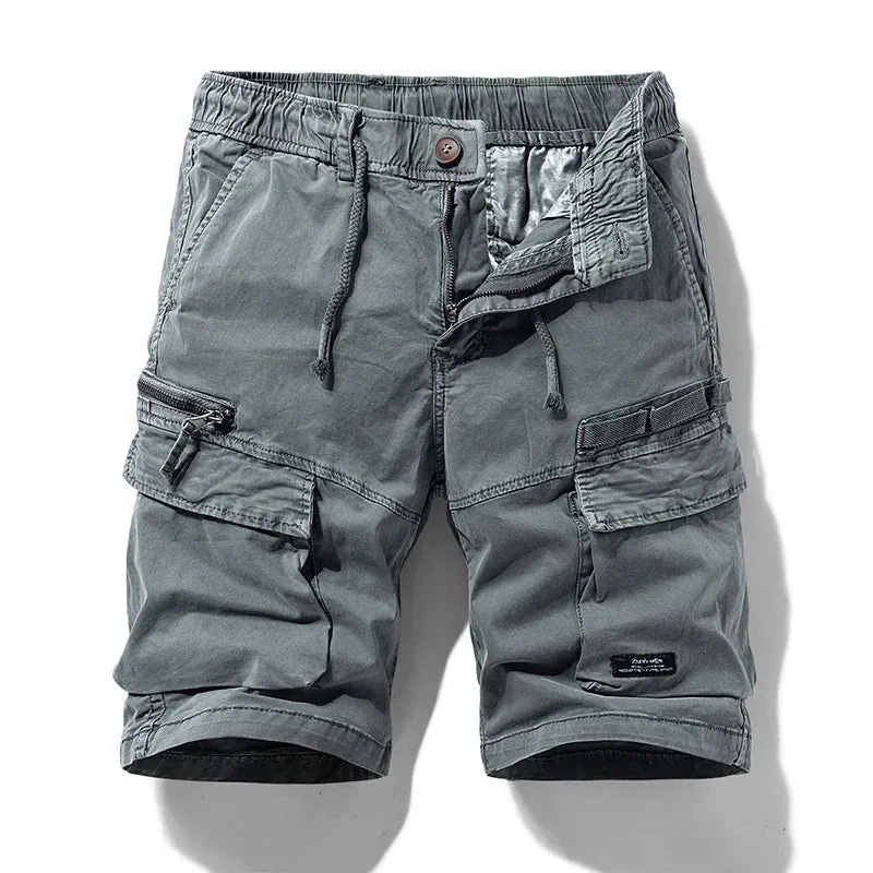 West Louis New Summer Cotton Camouflage Cargo Shorts