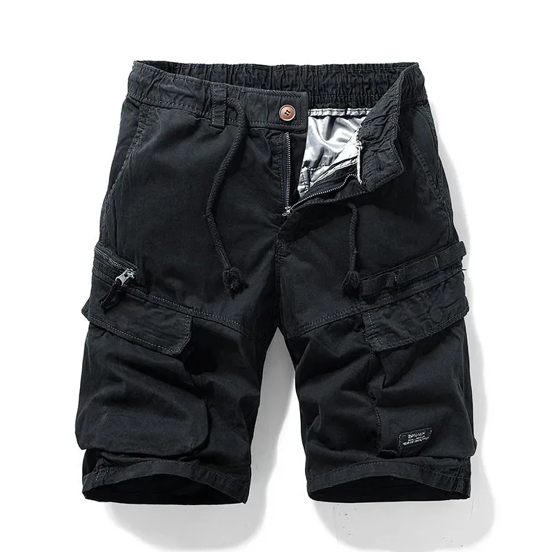 West Louis New Summer Cotton Camouflage Cargo Shorts