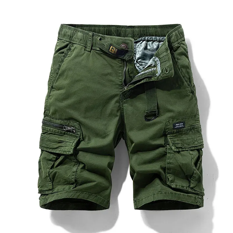 West Louis New Summer Cotton Camouflage Cargo Shorts