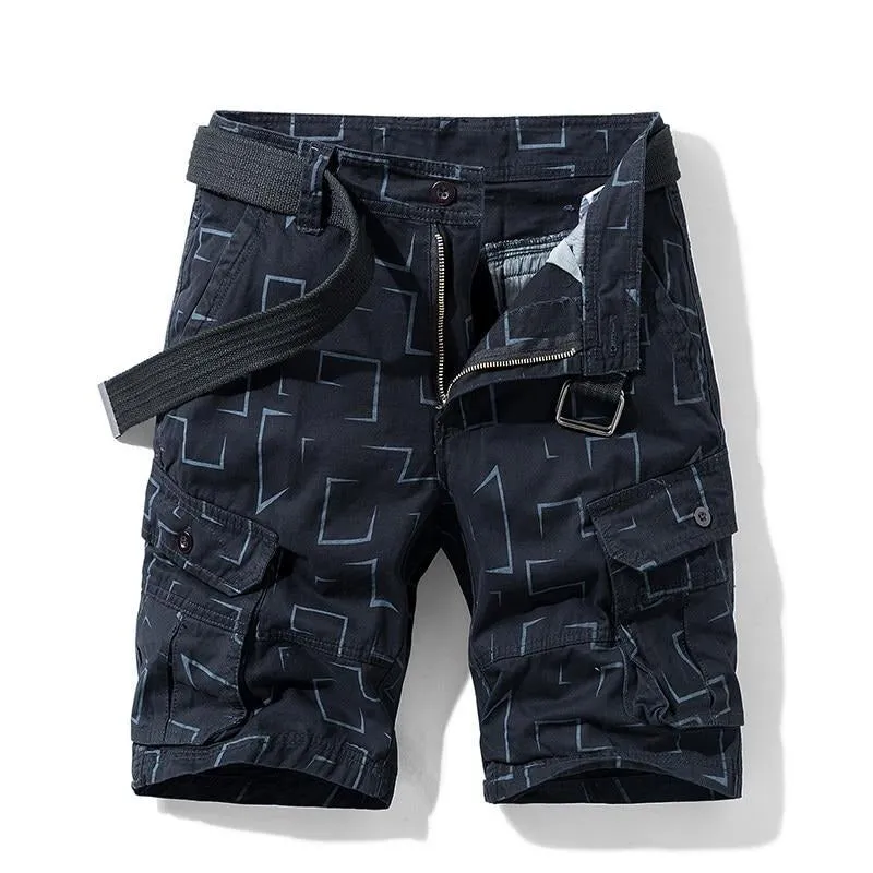 West Louis Unique Pattern Cargo Shorts