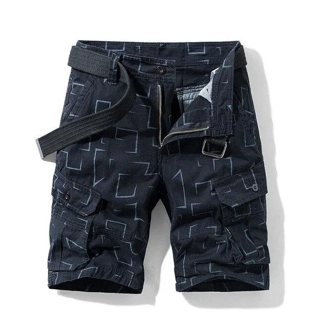 West Louis Unique Pattern Cargo Shorts