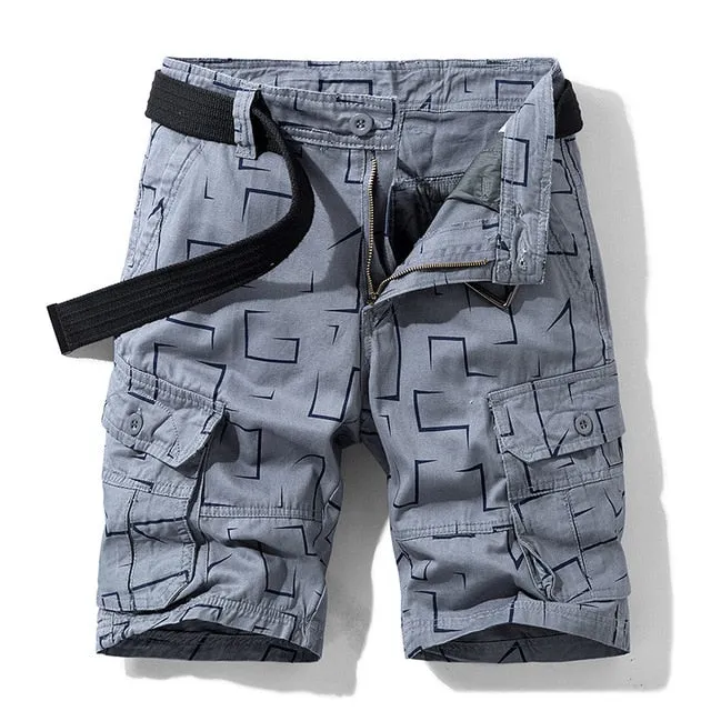 West Louis Unique Pattern Cargo Shorts