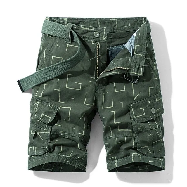 West Louis Unique Pattern Cargo Shorts