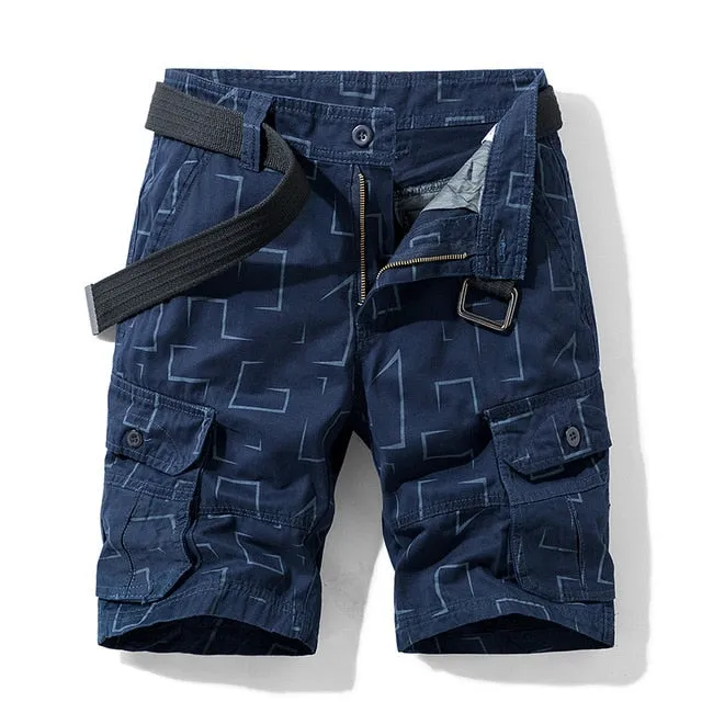 West Louis Unique Pattern Cargo Shorts