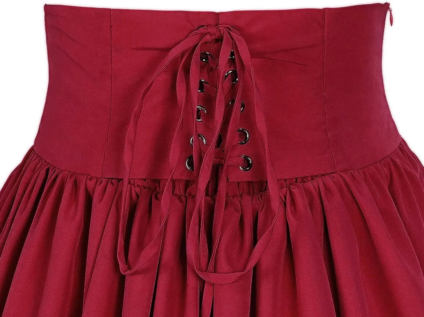 Women Victorian Skirt Medieval Renaissance Peasant Skirt Floor High Waisted Fluttering Long Skirt