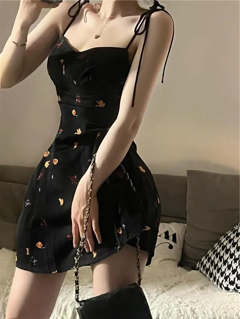Women's 2025 Trendy Party Dress Backless A-line Ruched Bust Flowy Sundress, Summer Corset Mini Dresses for Teen Girl