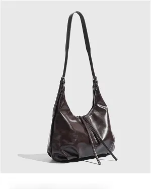 Women'S Hobo Shoulder Bag Vintage Classic Crossbody Zipper Closure Casual Purse Chic Handbag